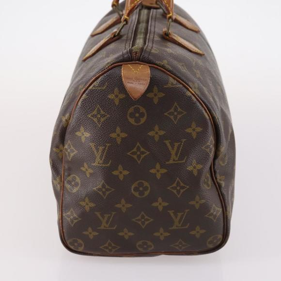 LOUIS VUITTON Monogram Speedy 35 Hand Bag M41524 LV Auth 141794 - Picture 4 of 16